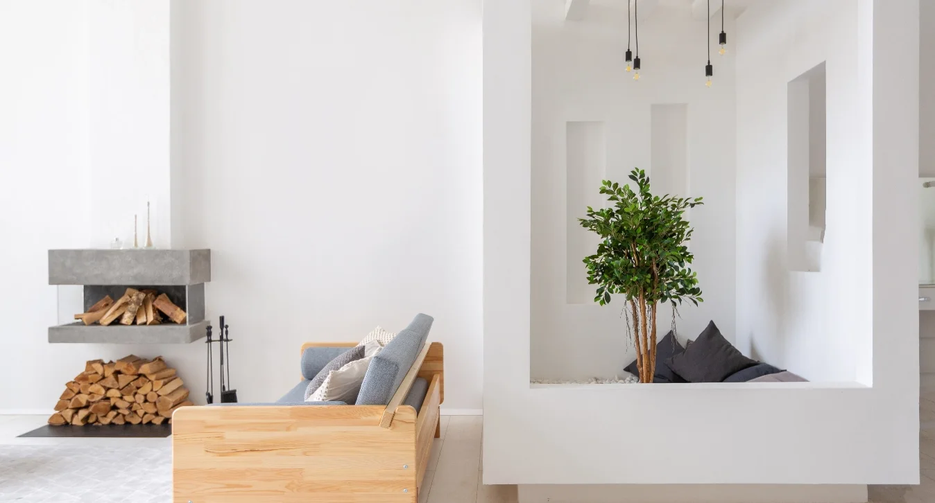 una estancia minimalista