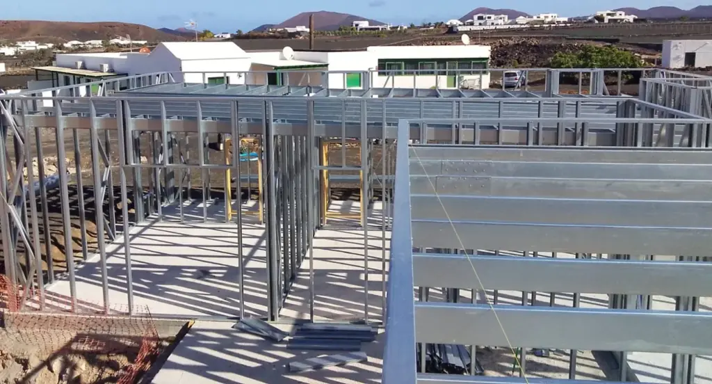 Envolvente de una casa en steel framing
